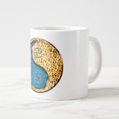Krebs & Feuer-Schwein Jumbo-Tasse (Vorderseite Rechts)