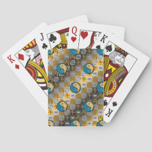 Krebs & Feuerpferd Spielkarten