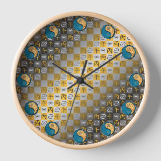 Krebs & Feuerpferd Uhr