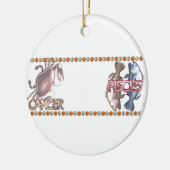 Krebs-Fisch-Tierkreisastrologiefreundschaft Keramikornament (Links)