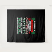 Krebs Frau gefüllt Weihnachtsgeist Bier Wandteppich (Vorderseite (Horizontal))