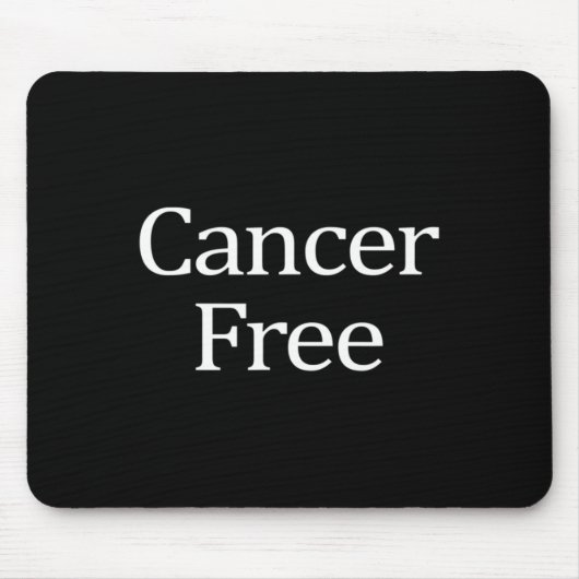 Krebs frei - mousepad (Vorne)