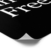 Krebs frei - poster (Ecke)