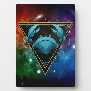 Krebs-Galaxie-Tierkreis-Astrologie-Schild Fotoplatte