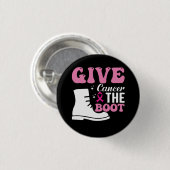 Krebs geben, das Brustkrebs-Bewusstsein beim Stief Button (Vorne & Hinten)