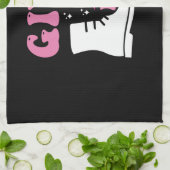 Krebs geben, das Brustkrebs-Bewusstsein beim Stief Geschirrtuch (Gefaltet)