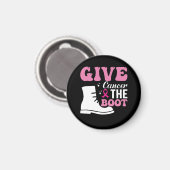 Krebs geben, das Brustkrebs-Bewusstsein beim Stief Magnet (Vorderseite/Rückseite)