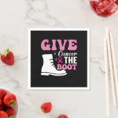 Krebs geben, das Brustkrebs-Bewusstsein beim Stief Serviette (Beispiel)