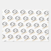 Krebs Geburtstag Geschenkpapier Set (Vorderseite 3)