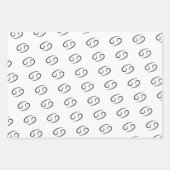 Krebs Geburtstag Geschenkpapier Set (Vorderseite 2)