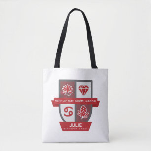 Krebs Geburtstagswappen™ für 1.-22. Juli Tasche