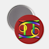 Krebs & Gemini GLBT Magnet (Vorderseite/Rückseite)
