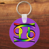 Krebs & Gemini GLBT Schlüsselanhänger (Vorderseite)