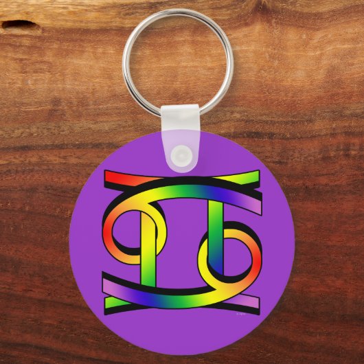 Krebs & Gemini GLBT Schlüsselanhänger (Vorderseite)