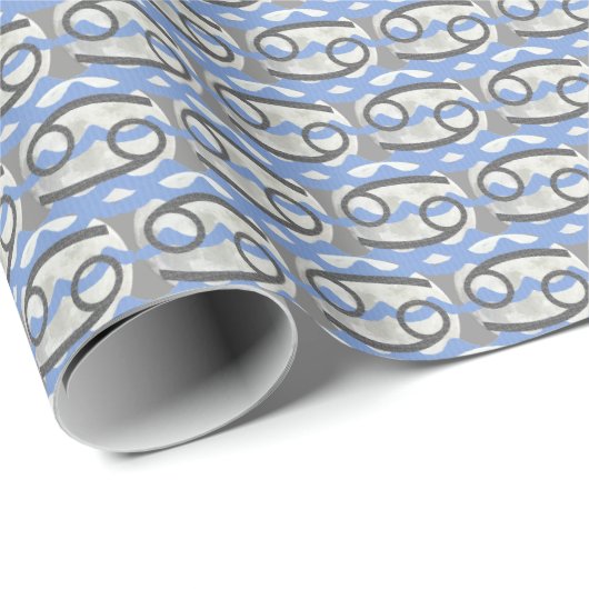 Krebs Geschenkpapier (Rolleneckpunkt)