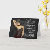 Krebs Gothic Zodiac Geburtskarte Karte (Gelbe Blume)