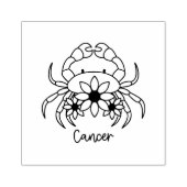 Krebs Gummistempel (Prägung)