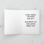 Krebs hasst Lachen Karte (Innenseite)