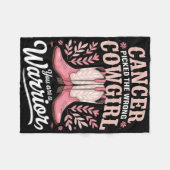 Krebs hat das falsche Cowgirl gewählt, das Sie ein Fleecedecke (Vorderseite (Horizontal))