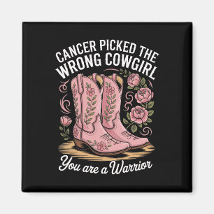 Krebs hat das falsche Cowgirl gewählt, das Sie ein Magnet