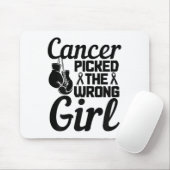 Krebs hat das falsche Girl-Brustkrebs-Bewusstsein Mousepad (Mit Mouse)