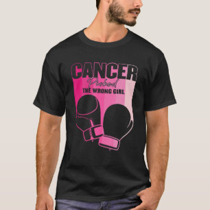 Krebs hat das falsche Girl-Brustkrebs-Bewusstsein  T-Shirt