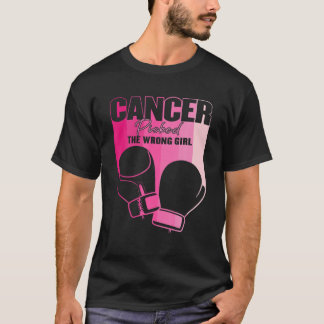 Krebs hat das falsche Girl-Brustkrebs-Bewusstsein T-Shirt