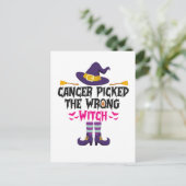 Krebs hat das falsche Hexenblut-Weihnachtsgeschenk Postkarte (Stehend Vorderseite)