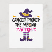 Krebs hat das falsche Hexenblut-Weihnachtsgeschenk Postkarte (Vorderseite)