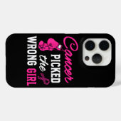 Krebs hat das falsche Mädchen ausgewählt Awareness Case-Mate iPhone Hülle (Rückseite (Horizontal))