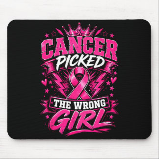 Krebs hat das falsche Mädchen ausgewählt Brustkreb Mousepad