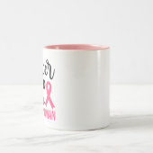 Krebs hat die falsche Frau gefunden, starke trotzi Zweifarbige Tasse (Mittel)