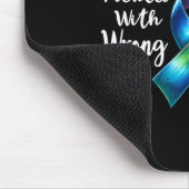 Krebs hat einen Kampf mit dem falschen Kick Awaren Mousepad (Ecke)