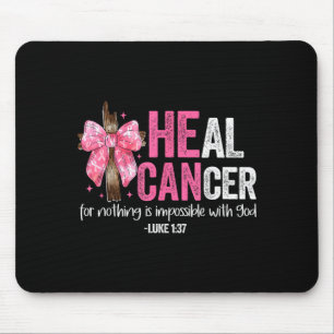 Krebs heilen Glaube Gott Christlich Brustkrebs Erw Mousepad