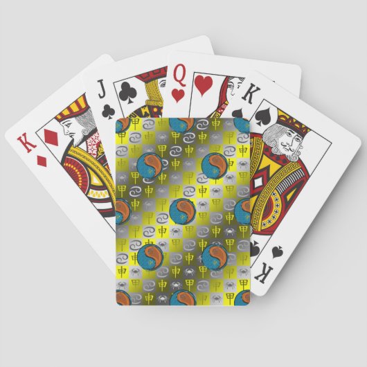 Krebs & Holz Affe Spielkarten (Rückseite)