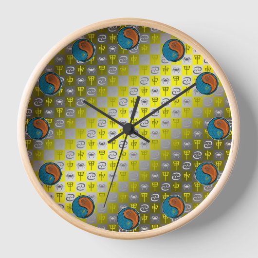 Krebs & Holz Affe Uhr (Vorderseite)
