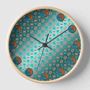 Krebs & Holz Hund Uhr