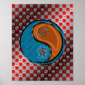 Krebs & Holz Tiger Poster (Vorne)