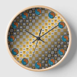 Krebs & Holzpferd Uhr