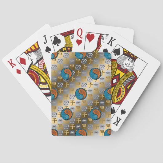 Krebs & Holzratte Spielkarten (Rückseite)