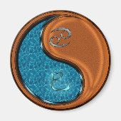 Krebs & Holzschlange Magnet (Vorne)