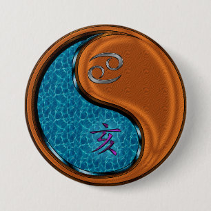 Krebs & Holzschwein Button