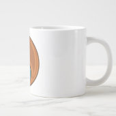 Krebs & Holzschwein Jumbo-Tasse (Rechts)