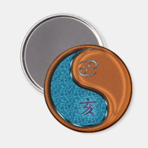 Krebs & Holzschwein Magnet