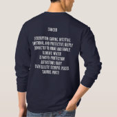 Krebs, Horoskop, T-Shirt (Rückseite)