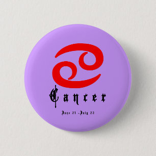 Krebs, Horoskop, Zodiac, Astrologie Button