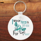 KREBS I trage Aquamarin und weiß für ME 45 Schlüsselanhänger (Vorderseite)