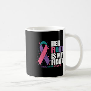 Krebs Ihr Kampf gegen mein Schilddrüsenkrebs-Bewus Kaffeetasse