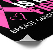 Krebs Ihr Kampf ist mein Kampf gegen Brustkrebs Be Poster (Ecke)