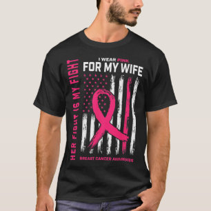 Krebs Ihr Kampf ist mein Kampf ich trage Pink Ehef T-Shirt